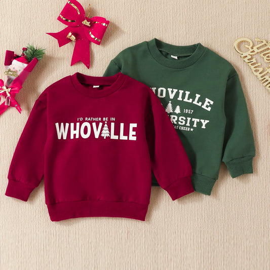 Grinch Whoville Children's Pullover Shirt