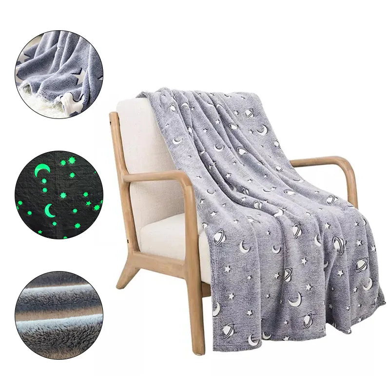 Glow in the Dark Luminous Blanket