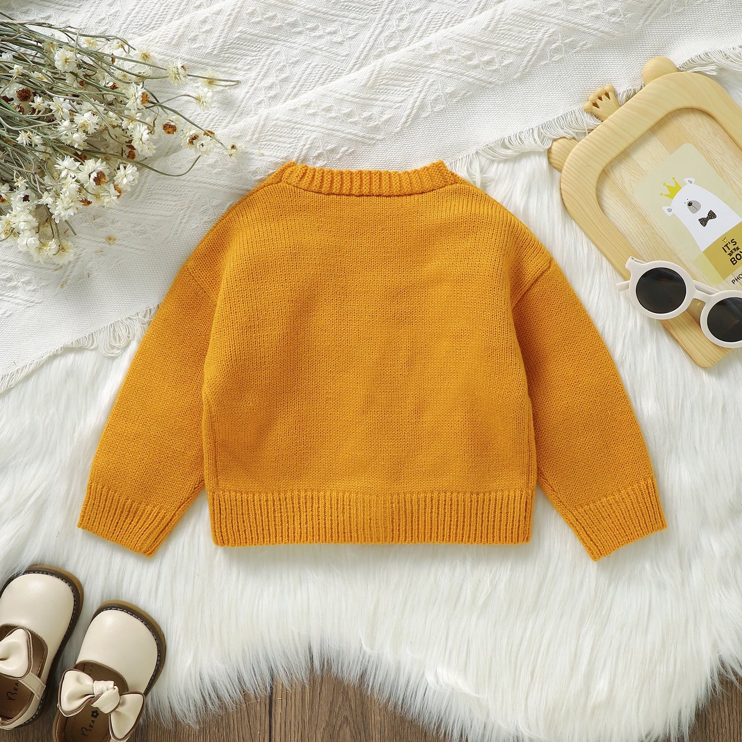 Sunflower Girls Knit Cardigan Sweater