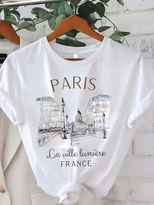 Paris Theme Women's T-Shirt