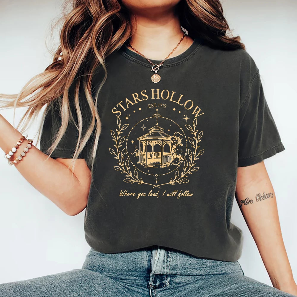 Stars Hollow Gazebo “Where You Lead” Graphic T-Shirt