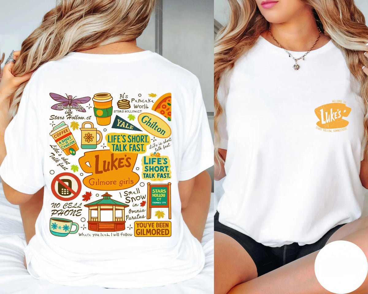 Vintage Gilmore Girls Stars Hollow Icons Graphic T-Shirt