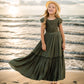 Girls Lace Bohemia Long Dress