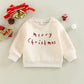 Baby and Toddler Merry Christmas Long Sleeve Pullover Top