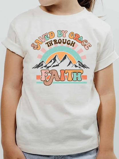 Saved By Grace Kids Graphic Tee - Limited