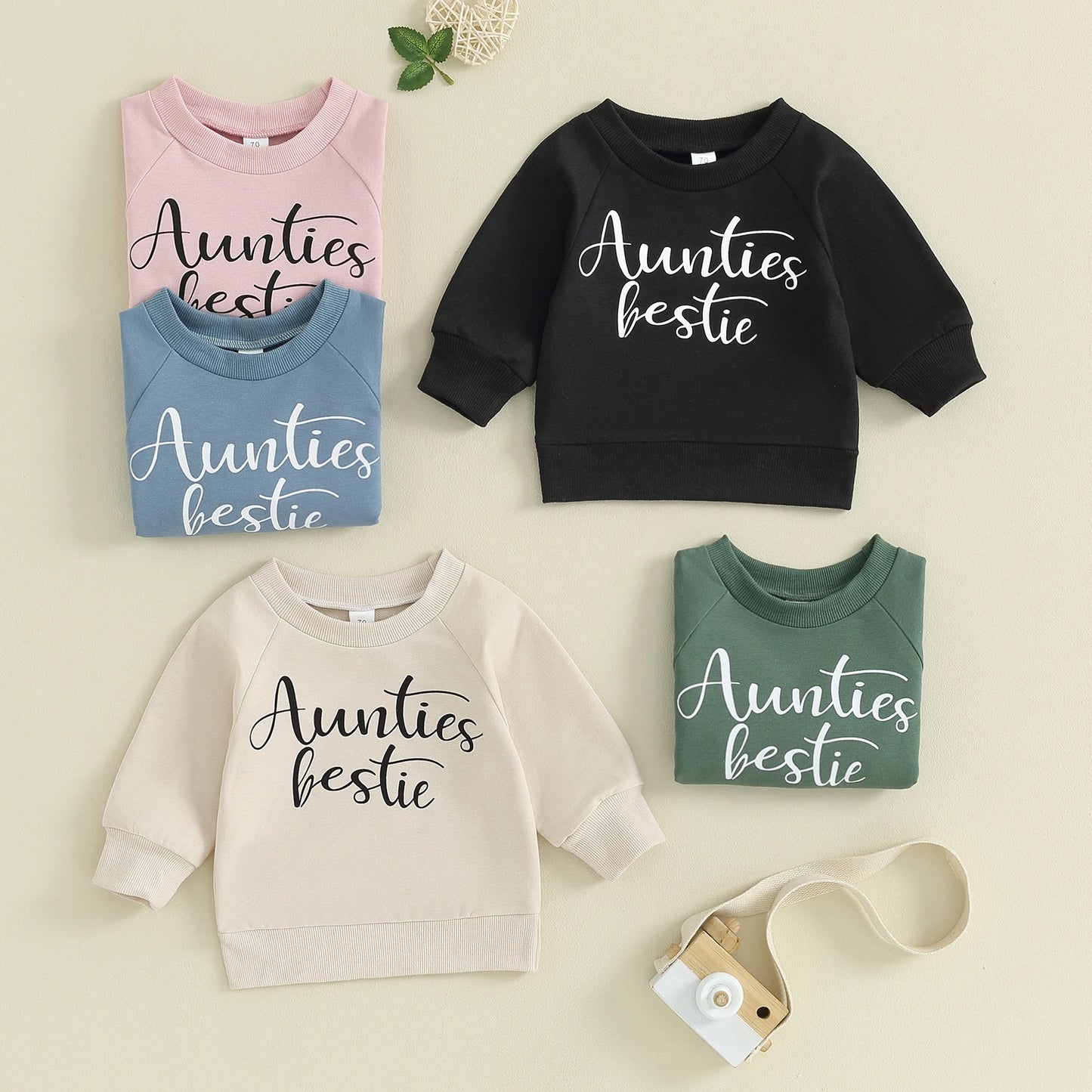 Aunties Bestie Unisex Pullover Sweatshirt