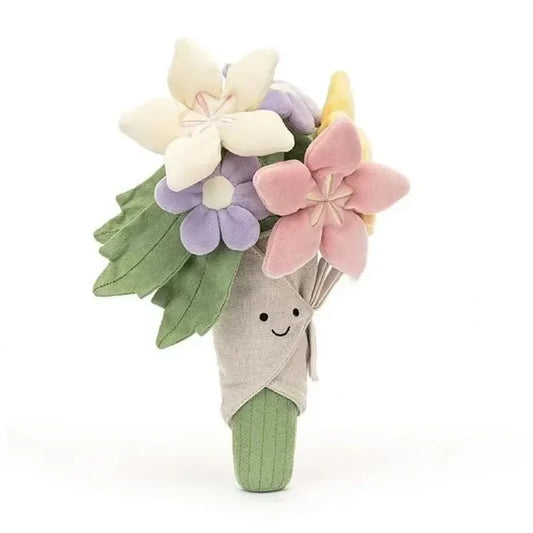 Friendly Floral Bouquet Plush
