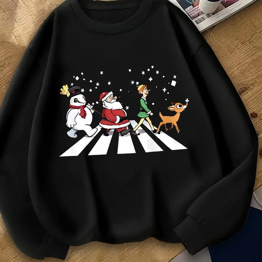 Merry Crossing Holiday Crewneck