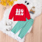 Big Sis & Lil Sis Matching Pajamas – Holiday Sibling PJ Set (Big Bro & Lil Bro Options Available)