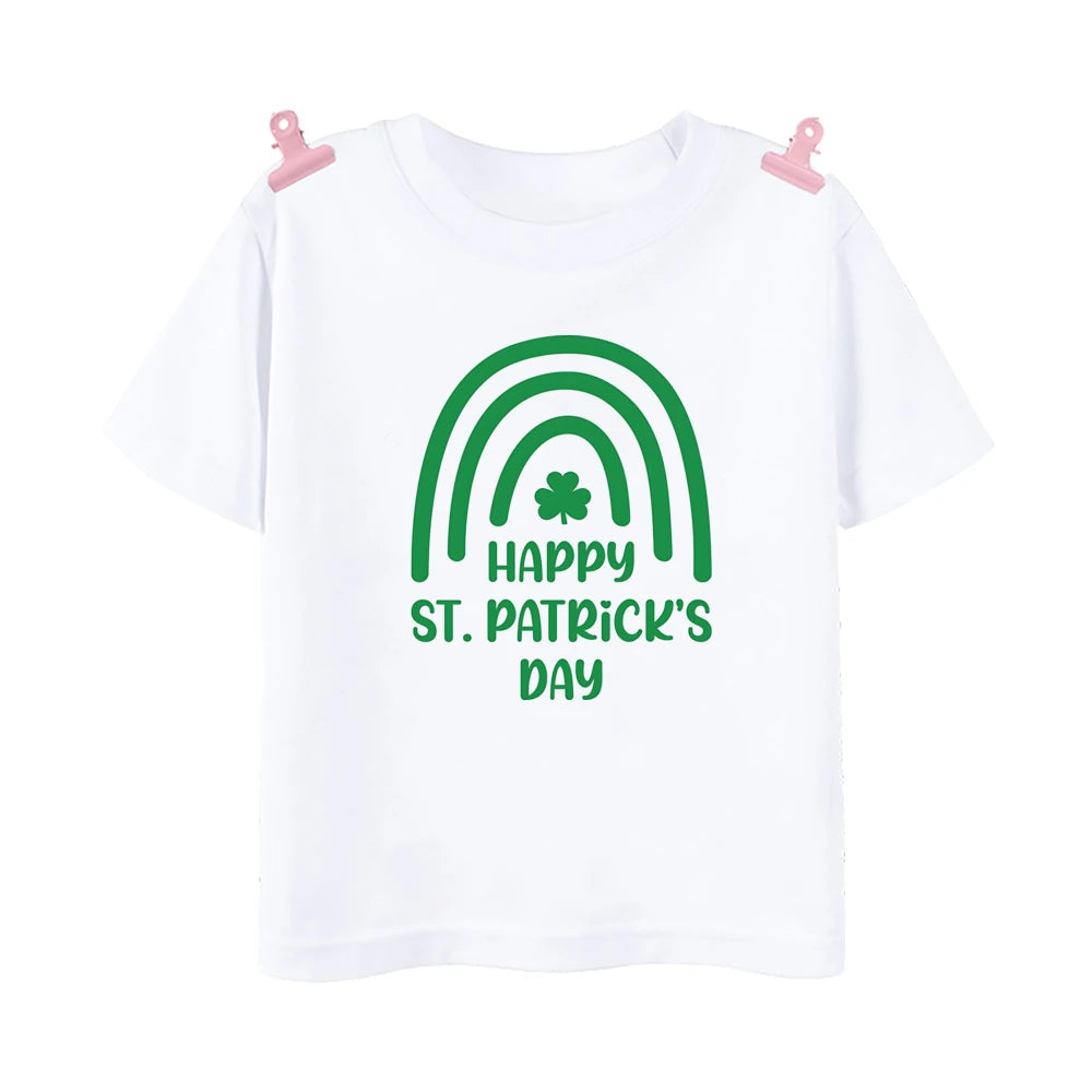 Happy Go Lucky Shamrock Tee – Toddler St. Patrick’s Day Shirt