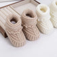 Heirloom Knit Baby Booties – Soft Cotton Newborn Slippers