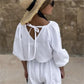 Girls' Breezy Cotton-Linen Two-Piece Set