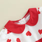 Valentine’s Day Baby, Toddler Girl Red Heart Dress