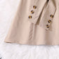 Little Girls Button Detail Dress – Puff Sleeve Special Occasion Dress (4–7)