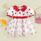 Valentine’s Day Baby, Toddler Girl Red Heart Dress