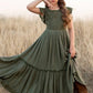 Girls Lace Bohemia Long Dress