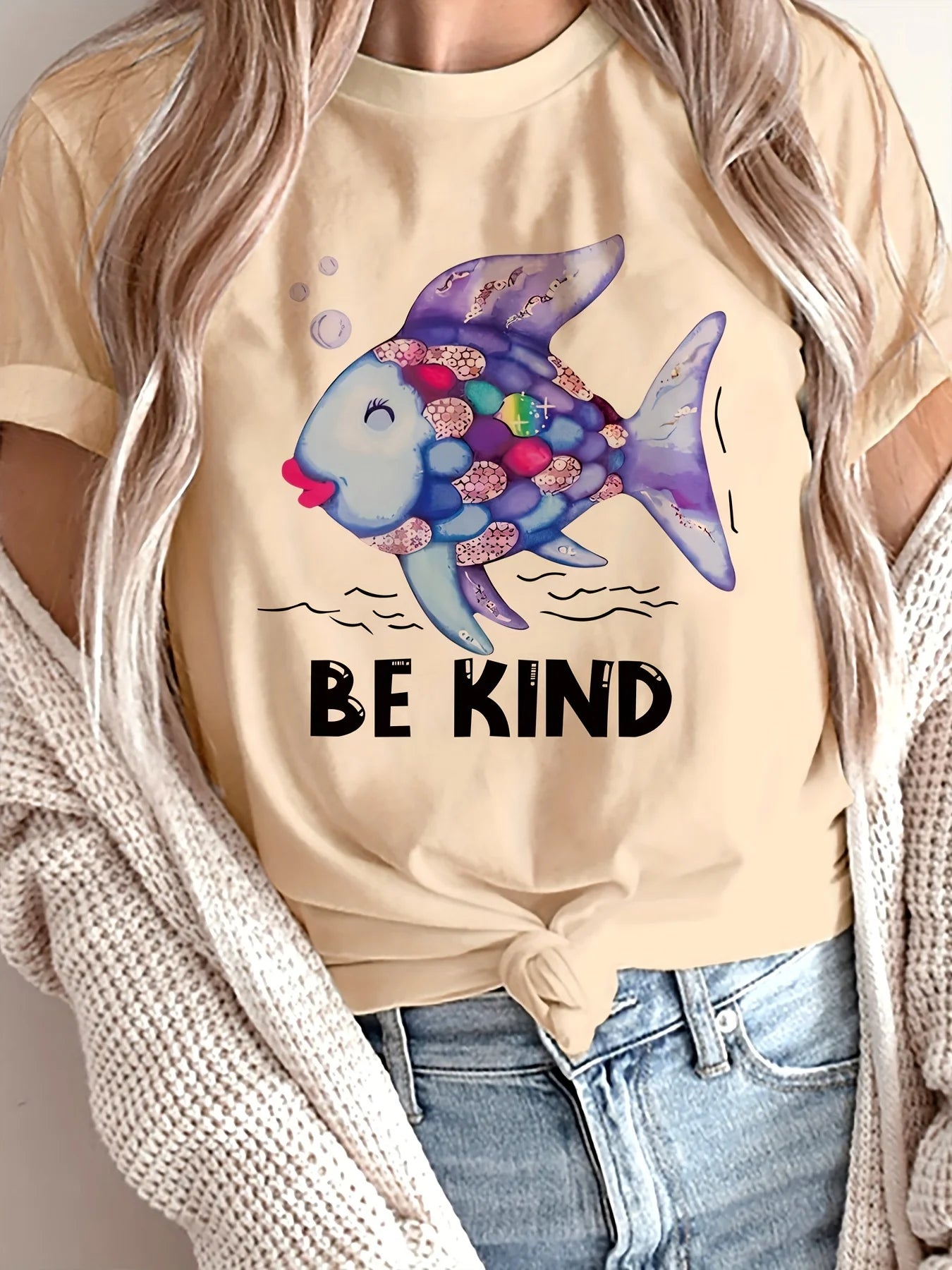 Be Kind Rainbow Fish Women's T-Shirt