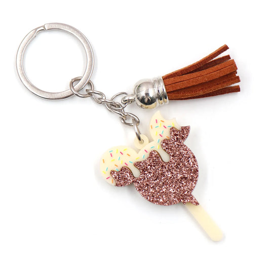 Mouse Head Popcicle Ice Cream Key Chain