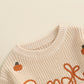 Pumpkin Patch Fall Knit Baby Toddler Sweater