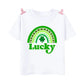 Happy Go Lucky Shamrock Tee – Toddler St. Patrick’s Day Shirt