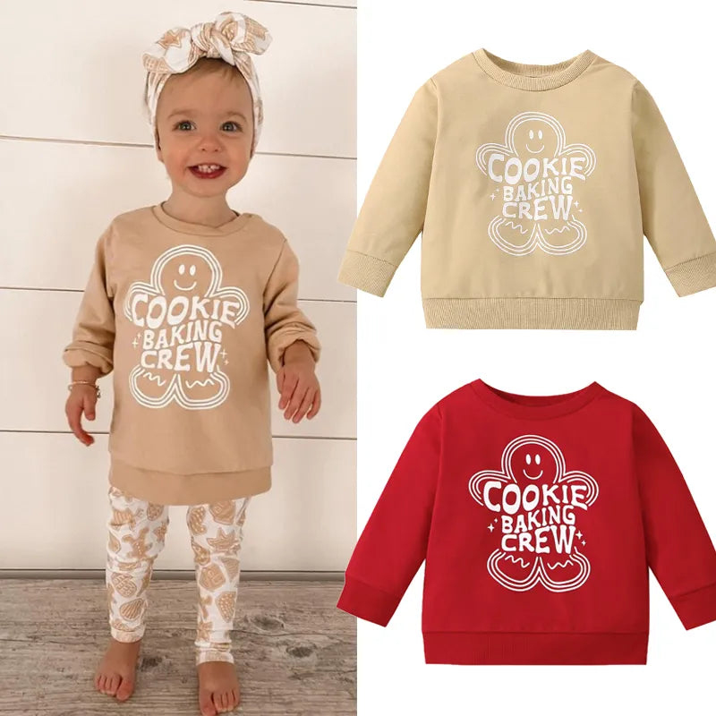 Cookie Baking Crew Pullover Shirt