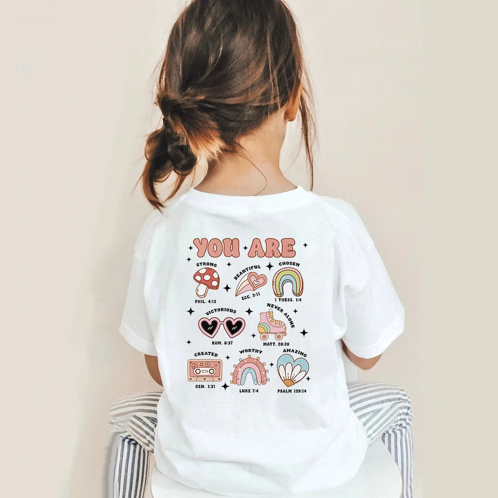 “Daughter of the King” Faith Tee – Girls Inspirational Shirt
