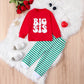 Big Sis & Lil Sis Matching Pajamas – Holiday Sibling PJ Set (Big Bro & Lil Bro Options Available)