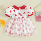 Valentine’s Day Baby, Toddler Girl Red Heart Dress