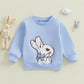 🐰 Snuggly Bunny Embroidered Baby Sweatshirt