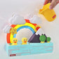 Duck Slide Bath Toy for Kids 3+, Fun DIY Kit 34 Pc