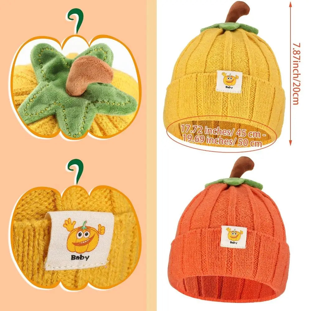 Baby Pumpkin Soft Infant Hat for Boys and Girls