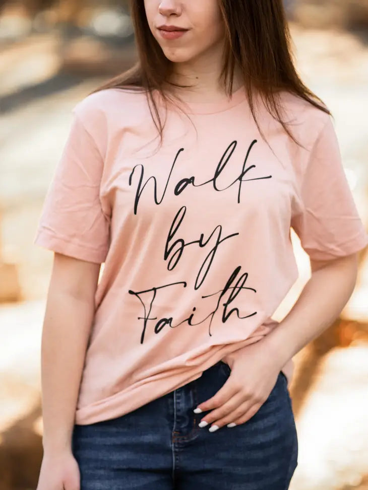 Walk By Faith Women's Graphic Tee