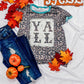 Y’all Leopard Graphic Tee