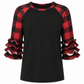 Buffalo Black Red Plaid Ruffle Kids