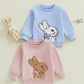 🐰 Snuggly Bunny Embroidered Baby Sweatshirt