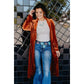 Forever Chasing Cowboys Copper Turquoise Floral Concho Link Belt Regular and Plus Size