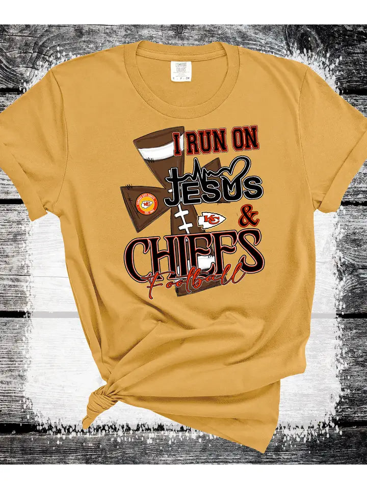 Jesus and Chiefs Football, Kansas City Football Fan Wear