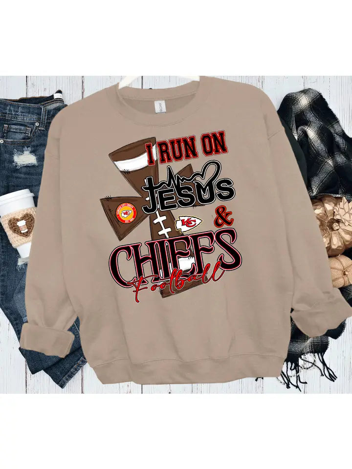 Jesus and Chiefs Football, Kansas City Football Fan Wear