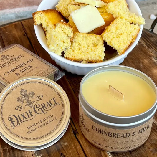 Cornbread & Milk - Wooden Wick Candle - Pure Soy Wax