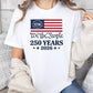 We the People – 250 Years Patriotic Heritage Tee (1776–2026)