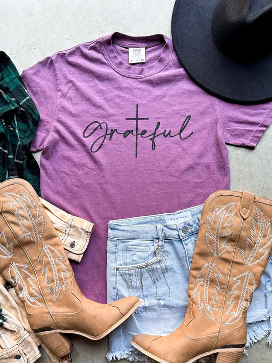 Grateful Berry Graphic Tee