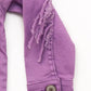 Kids Purple Fringe Denim Jackets