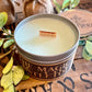 the Magic of the Mistletoe - Wooden Wick Candle