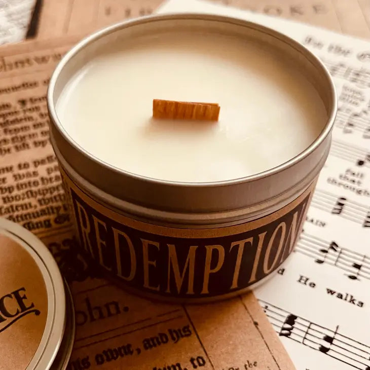 Redemption - Wooden Wick -Pure Soy Wax