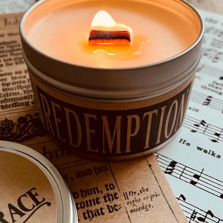 Redemption - Wooden Wick -Pure Soy Wax