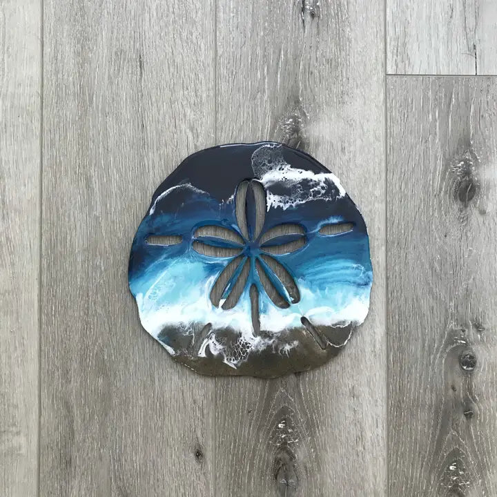 Sand Dollar Beach Resin Wall Art