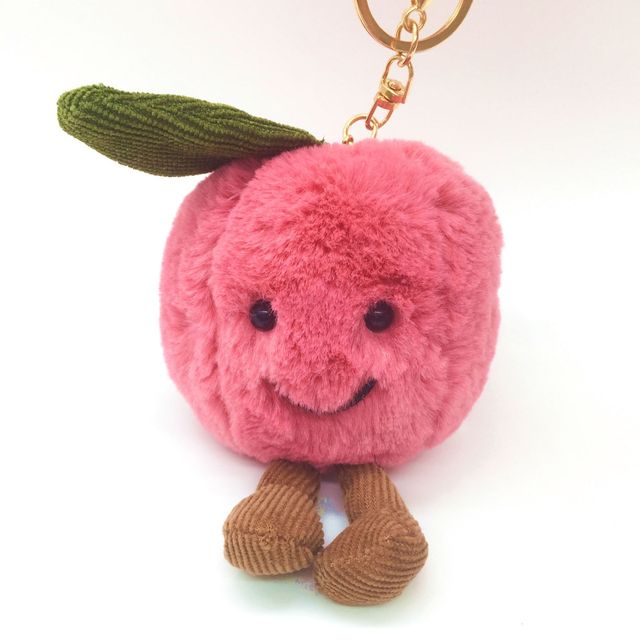 Fruit Plush Keychain- Cartoon Avocado Pineapple Cherry