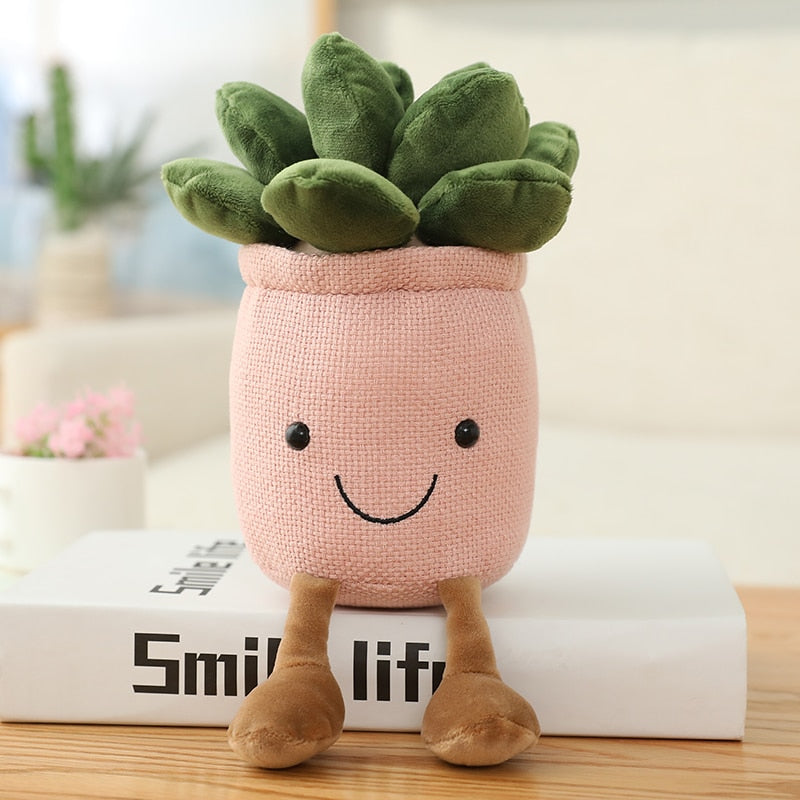 Potted Plush Plants - Bring a Touch of Nature into Your Home!