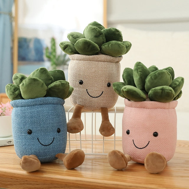 Potted Plush Plants - Bring a Touch of Nature into Your Home!