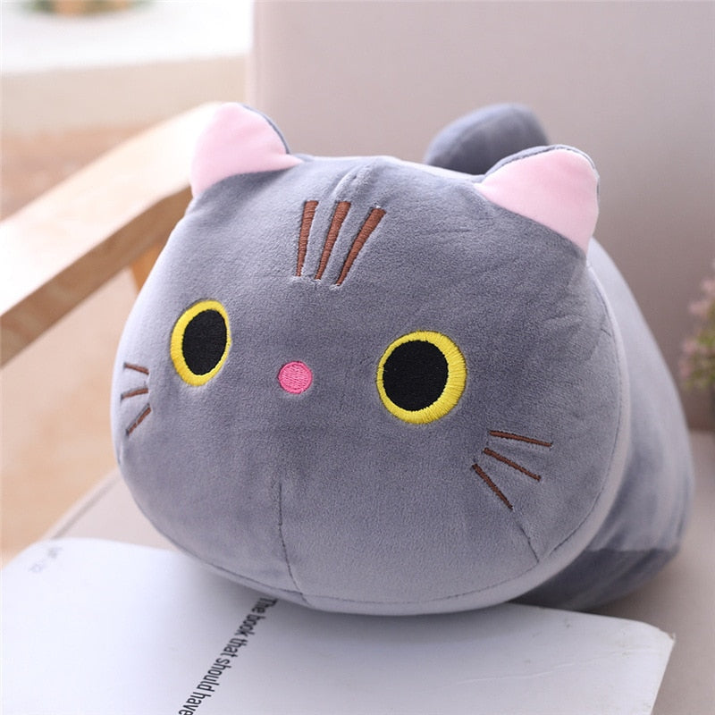 Cartoon Cat Plush Toy Pillow - Soft Toy Cute Animal